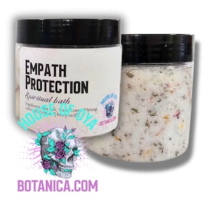 Spiritual Bath, Bath Cleansing, Empath Protection, Protective Shield,  Psychic Protect