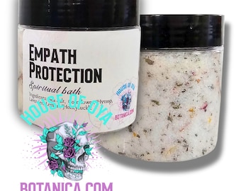 Spiritual Bath, Bath Cleansing, Empath Protection, Protective Shield,  Psychic Protect