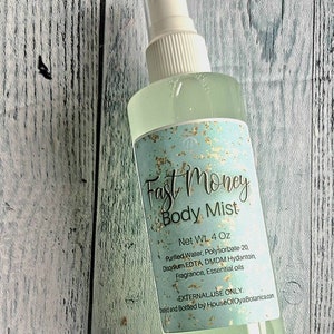 Fast Money Body Mist, Love, Conjure Oils, Domination Spell, Be very sure before using, Witch Spells