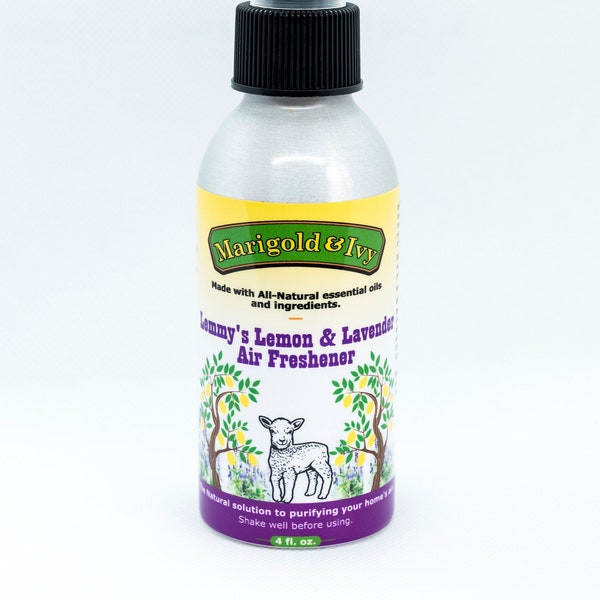 All Natural Air Freshener Spray for Rooms, Car and Home. Made with 100% Essential Oils | Free of Harsh Chemicals and Artificial Ingredients