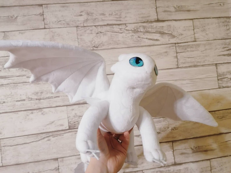 This pair 24 light fury & night fury toothless plush toy | Etsy