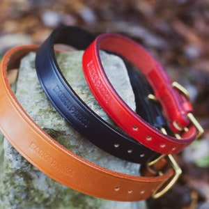 Leather collar