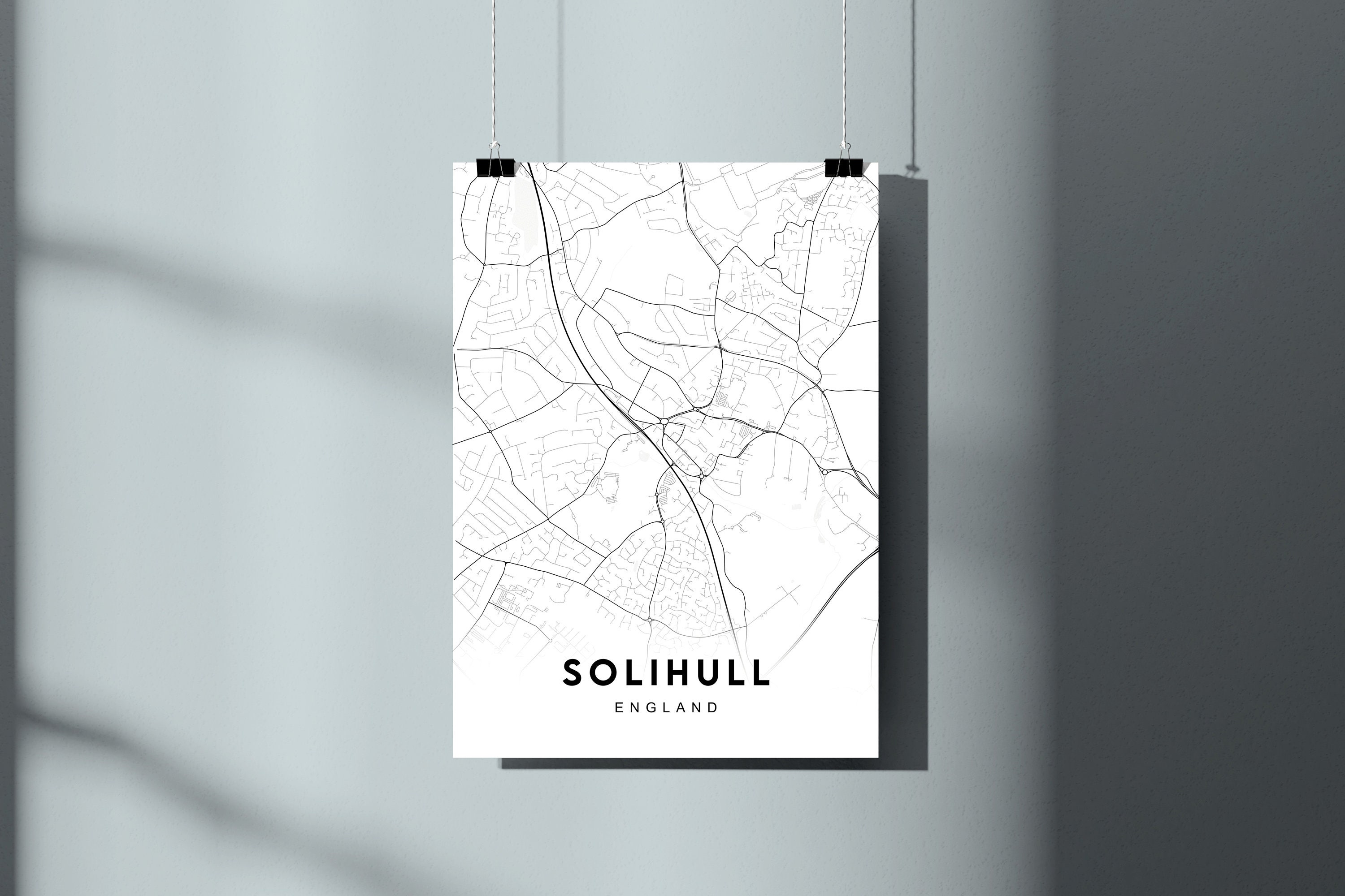 Wall Hangings Digital Print Files M1073 INSTANT DOWNLOAD Solihull
