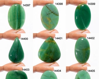Green Jade Gemstone, Mix Shape Green Jade Gemstone Cabochon, Mix Shape, Loose Green Jade Gemstone For Pendent Jewelry Making Supply