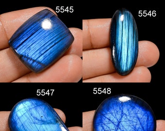 Blue Labradorite Gemstone, Natural Loose Labradorite Cabochon, Rare Labradorite Gemstone For Jewelry Stone, CHRISTMAS GIFT, Healing Crystal