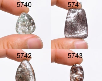 Top Quality! semi Precious Lodolite Gemstone for Making Jewelry 46 Cts Garden Quartz Loose Gemstone Natural Lodolite Cabochon D-8612
