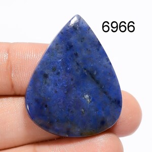 Dumortierit-Edelstein, Designer Dumortierit-Cabochon, loser Dumortierit-Edelsteinanhänger für die Schmuckherstellung, blauer Kristallanhänger