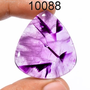 Natural Trapiche Amethyst Gemstone, Mix Shape Unique Star Chevron Amethyst Cabochon, Crystal Star Amethyst For Jewelry Making Supply 10088 : 35X32X5 mm