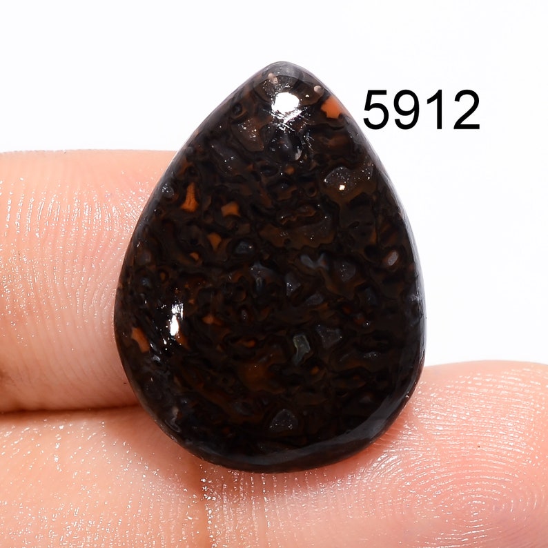 Dinosaur Bone Gemstone, Natural Dinosaur Bone Cabochon, AAA Quality Gemstone, Loose Gemstone, Rare Dinosaur Bone Crystals For Jewelry 5912 : 22X17X4 mm