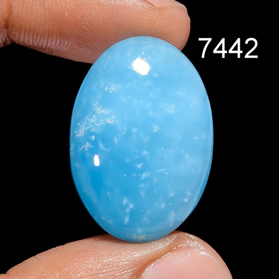 AAA Hemimorphite Cabochon Blue Gemstone for Jewelry Making