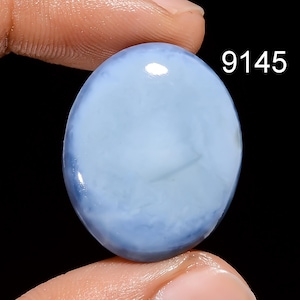 Opale bleue OWYHEE, cabochon d'opale bleue naturelle Owyhee de forme ovale pour fabrication de bijoux, cristal de pierre précieuse en vrac de qualité AAA +