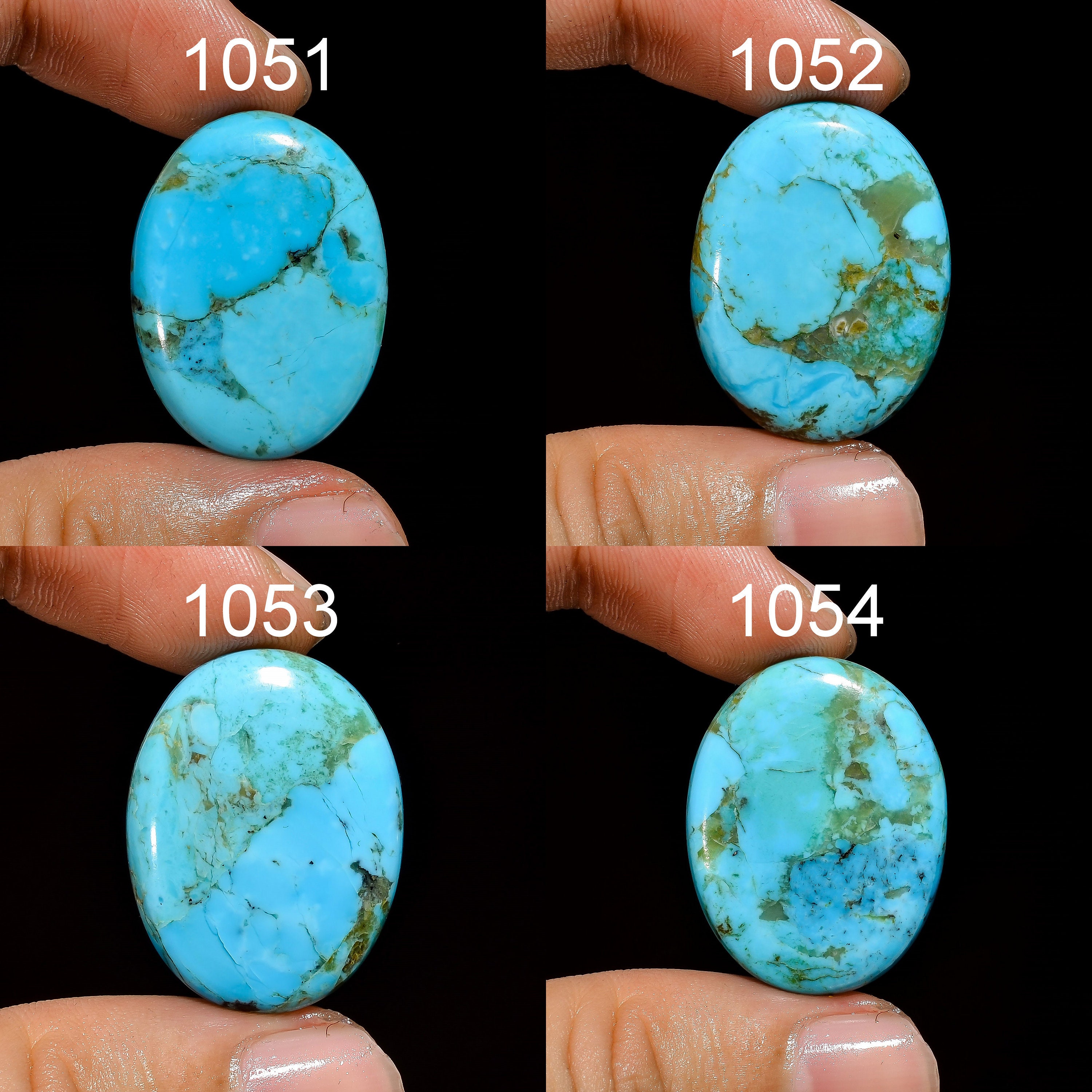 Stabilized Turquoise Gemstone Mix Shape Natural Stabilized Etsy