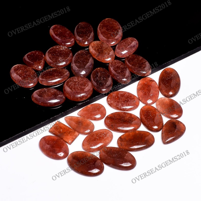 Strawberry Quartz DIY-ART-CRAFTS Pendant Necklace Jewelry making supply 20 To 35mm Christmas Strawberry Quartz Cabochon Wholesale Gemstone