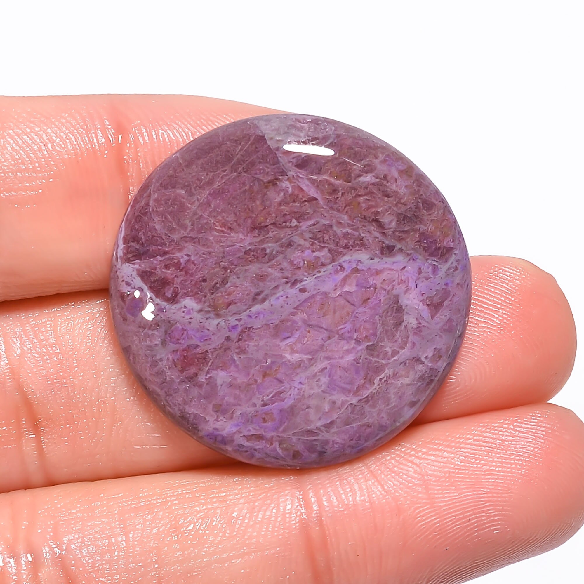 Natural Lavender Quartz Gemstone Designer Lavender Quartz Etsy