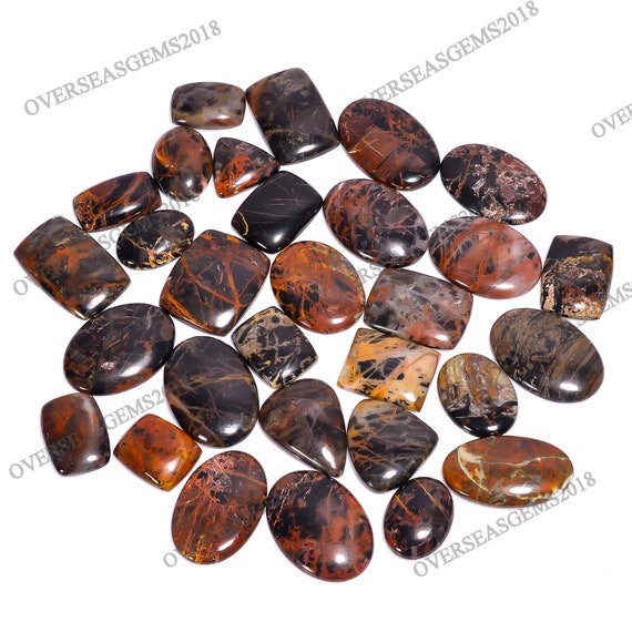 Natural, Pilbara Jasper Cabochon Gemstone, Designer Jasper