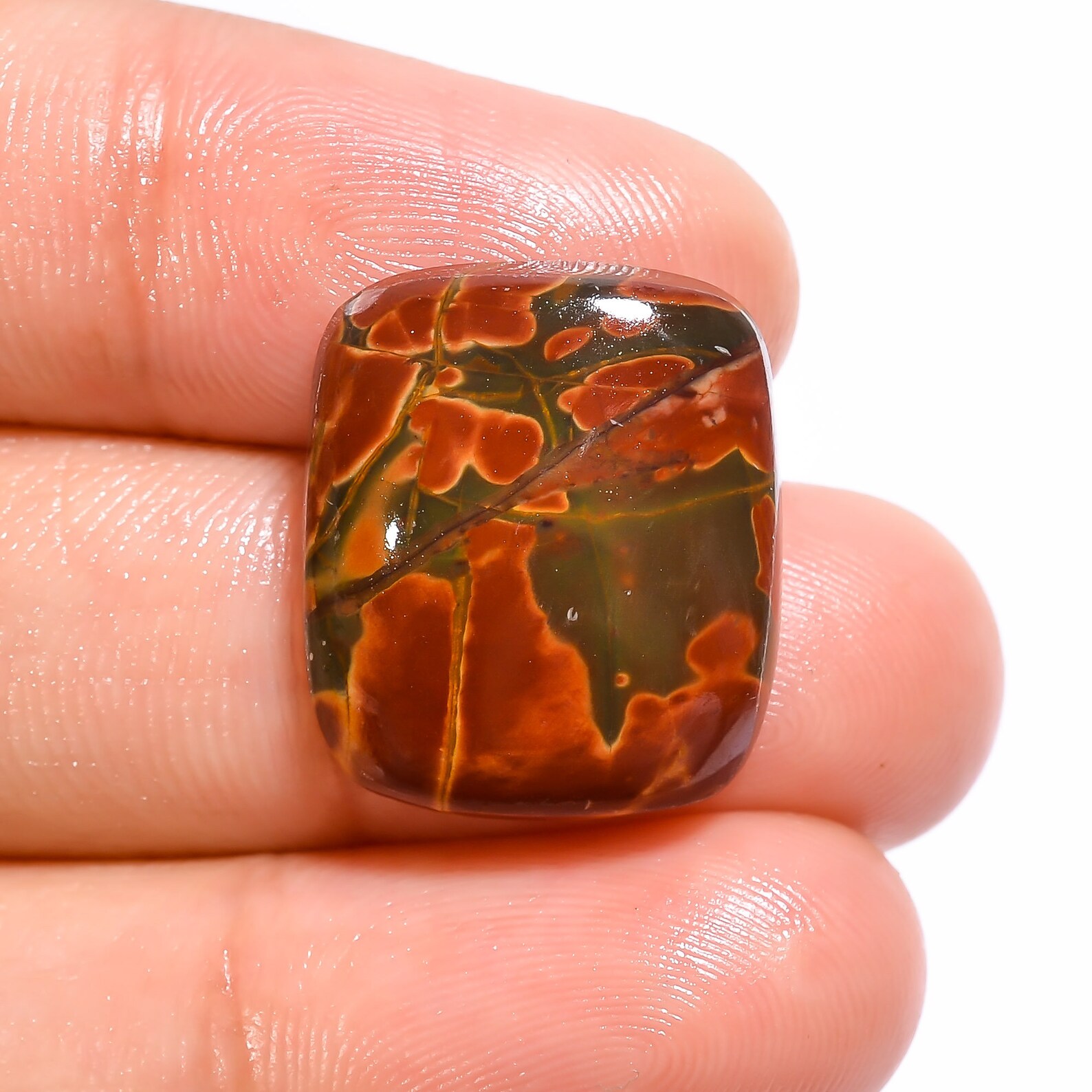 Cherry Creek Jasper Gemstone Natural Cherry Creek Jasper Etsy