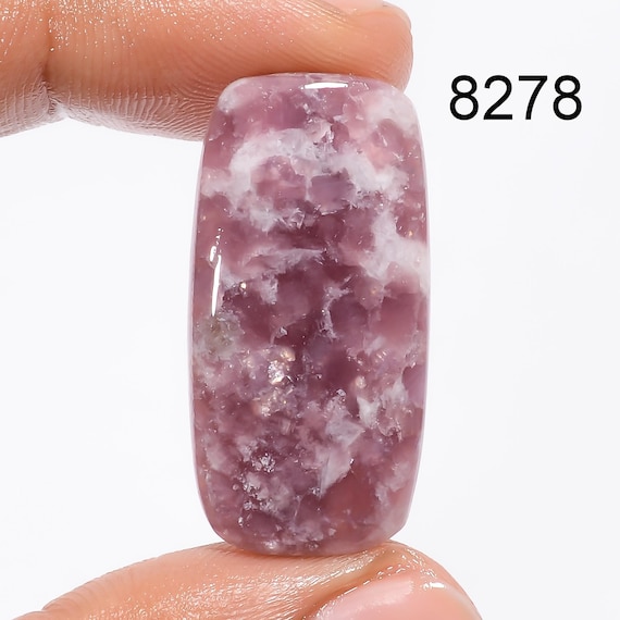 AAA Pink Lepidolite Gemstone Cabochon, Mix Shape, Loose Stone