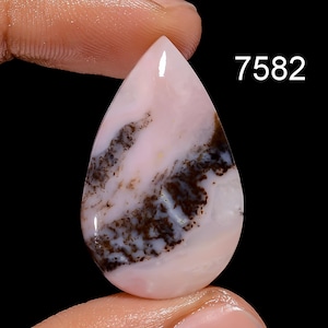 Natural Pink Opal Gemstone Cabochon, Designer Healing Pink Opal Cabochon, AAA Quality Loose Pink Opal Birthstone For Jewelry Making Supply