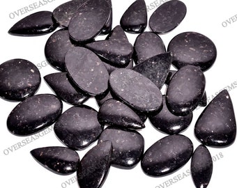 Golden Nuummite For Jewelry Making Supply Mix Shape Golden Natural Nuummite Loose Gemstone Cabochon Golden Nuummite Gemstone