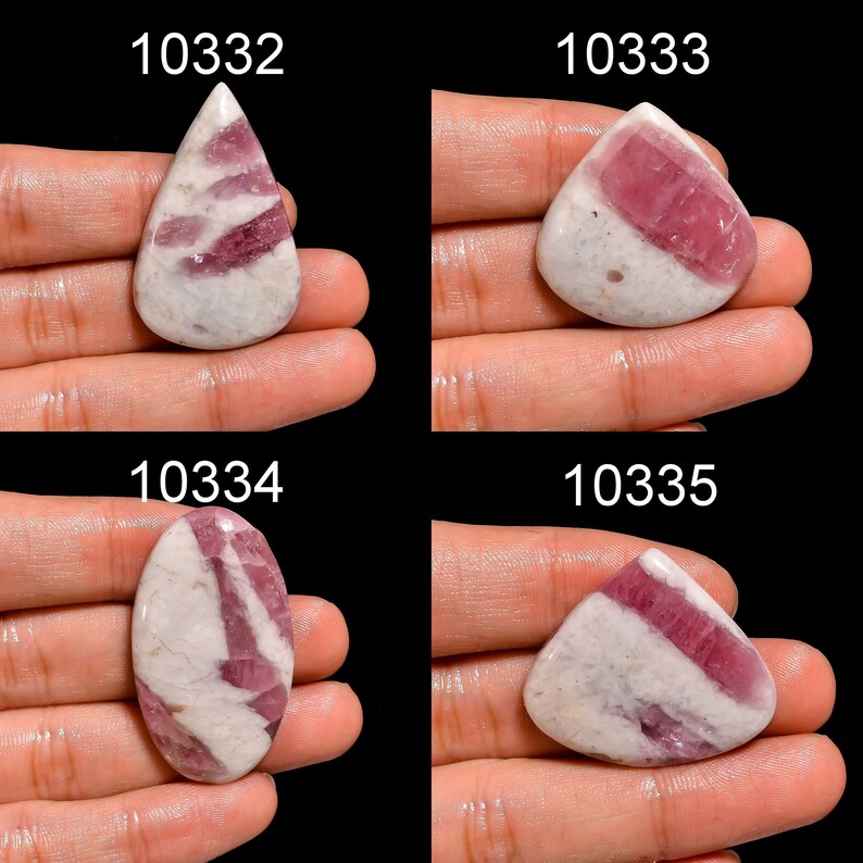 Natural Pink Tourmaline Quartz Gemstone Mix Shape Pink Tourmaline Cabochon Tourmaline Loose Gemstone For Jewelry Christmas /& Wedding Gift