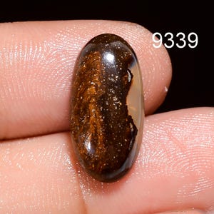 Boulder Opal Gemstone, Natural Boulder Opal Cabochon Gemstone, Loose Gemstone For Jewelry Pendant Making Supply, Genuine Healing Crystals