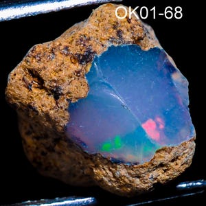 Tiny Fire Ethiopian Opal Raw, Wholesale A+ Quality Loose Rough  Stone For Gemstone Jewelry.