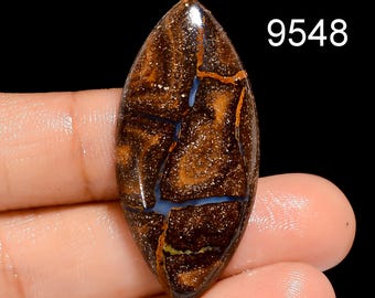 Naturlig Boulder Opal Cabochon Lös Ädelsten för Handgjorda Smyckenstillverkning Hänge Leverans AAA Kvalitet