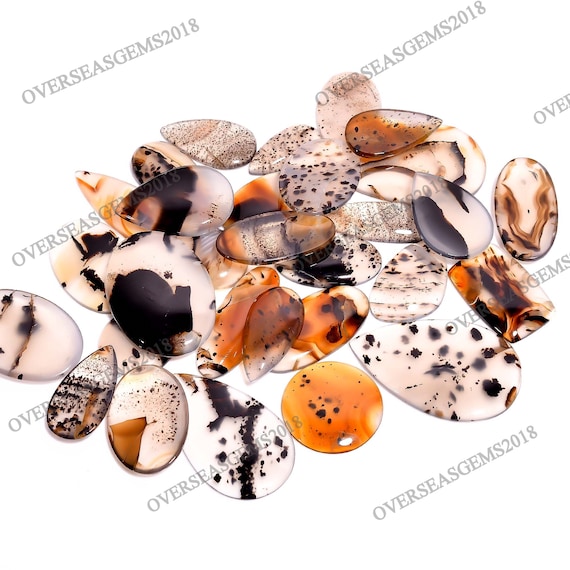 Natural Montana Agate Gemstone Lot, Mixed Shape Loose Crystal For Wire Wrapping Jewelry Making