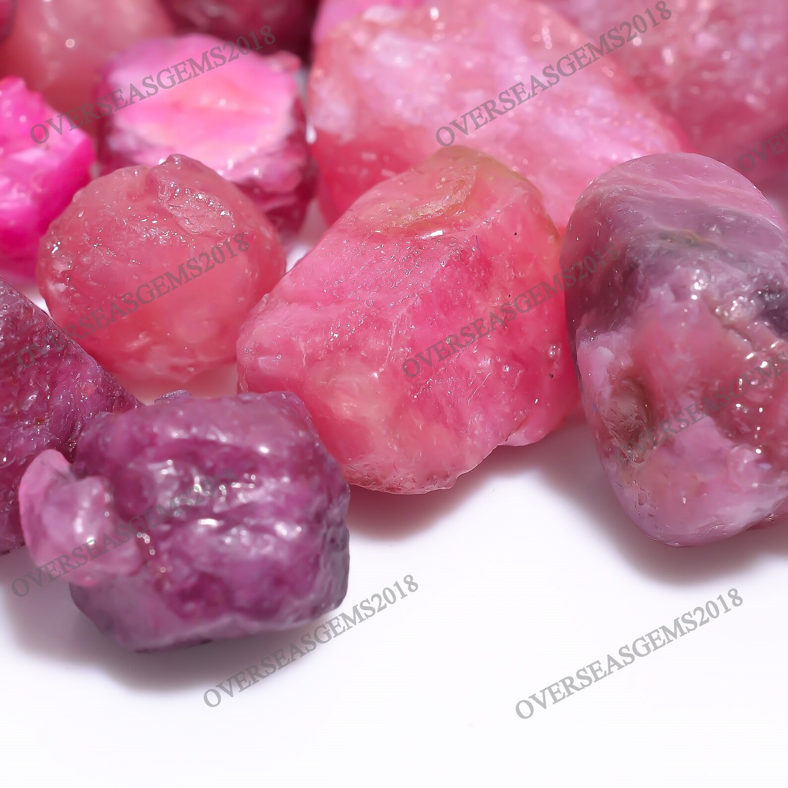 Ruby Raw Crystals Lot Natural Ruby Gemstone Color of Love Etsy