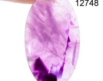 Natural Trapiche Amethyst Gemstone Cabochon, Star Chevron Amethyst.