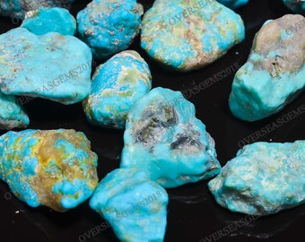 Real Turquoise Raw Gemstone Lot, Natural Arizona Turquoise Raw For Jewelry Making Supplies, 12to20mm Turquoise Rough Loose Chips