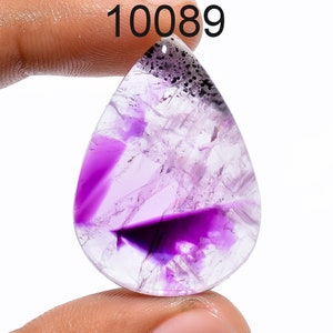 Natural Trapiche Amethyst Gemstone, Mix Shape Unique Star Chevron Amethyst Cabochon, Crystal Star Amethyst For Jewelry Making Supply 10089 : 34X24X5 mm