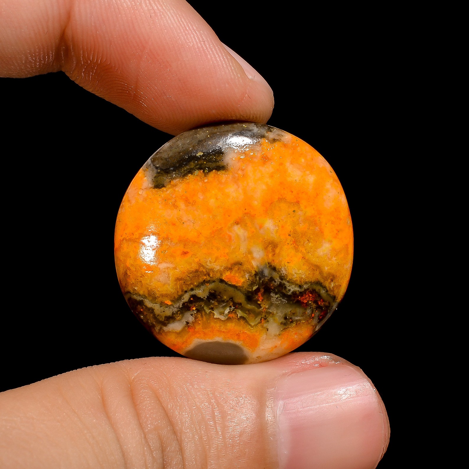 Bumble Bee Jasper Gemstone Natural Bumble Bee Jasper Etsy