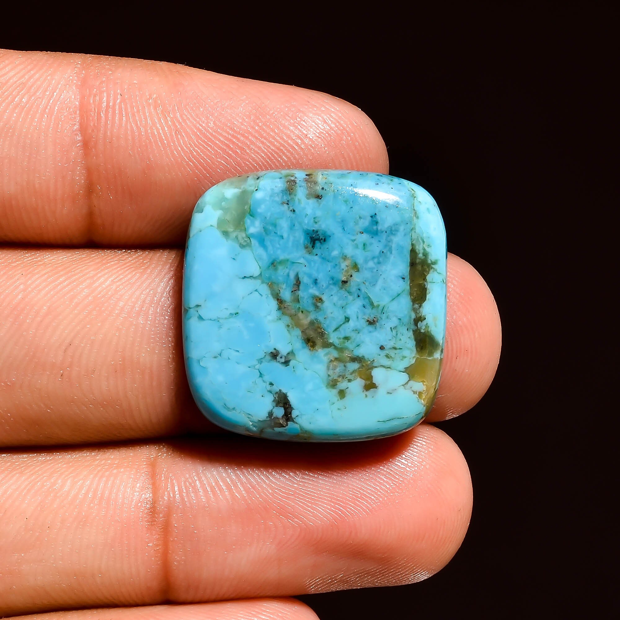 Natürlicher Türkis Rohstein - 88 Karat Unbehandelter Edelstein 40x25x16mm