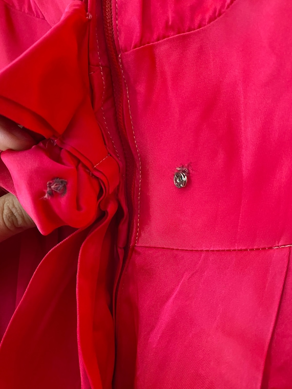 1950’s/1960’s Fuchsia Evening Gown - image 3