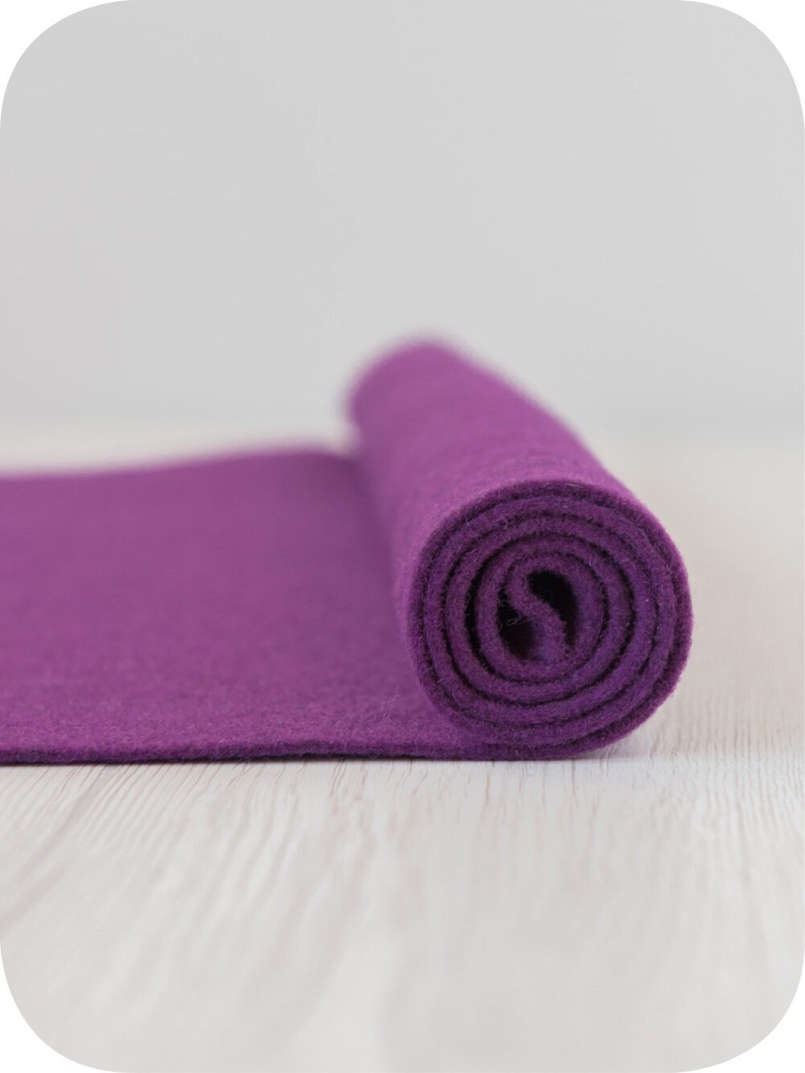 Felt wool fabric 2mm Thermoformed Merino wool 100 cm by 150 cm Etsy