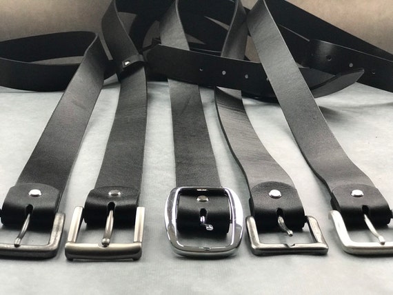 mens dress black belt