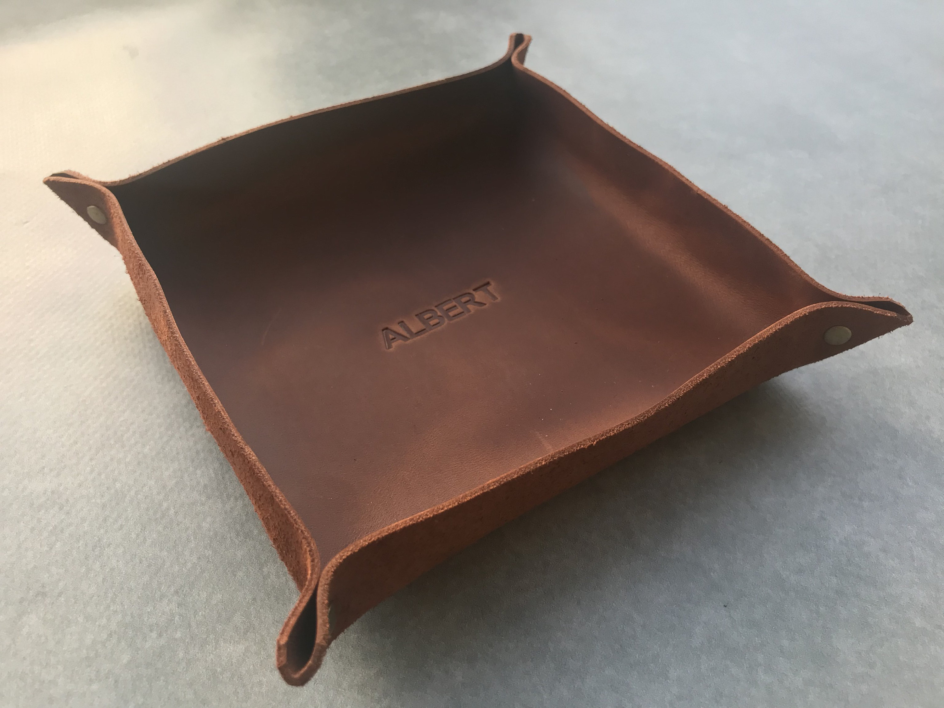 Leather Valet Tray Custom Valet Tray For Men Personalized Etsy