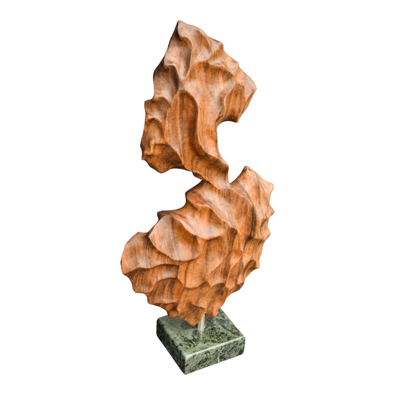 Unique Gift Modern Sculptures Handmade 3d Statue Bookshelf Etsy