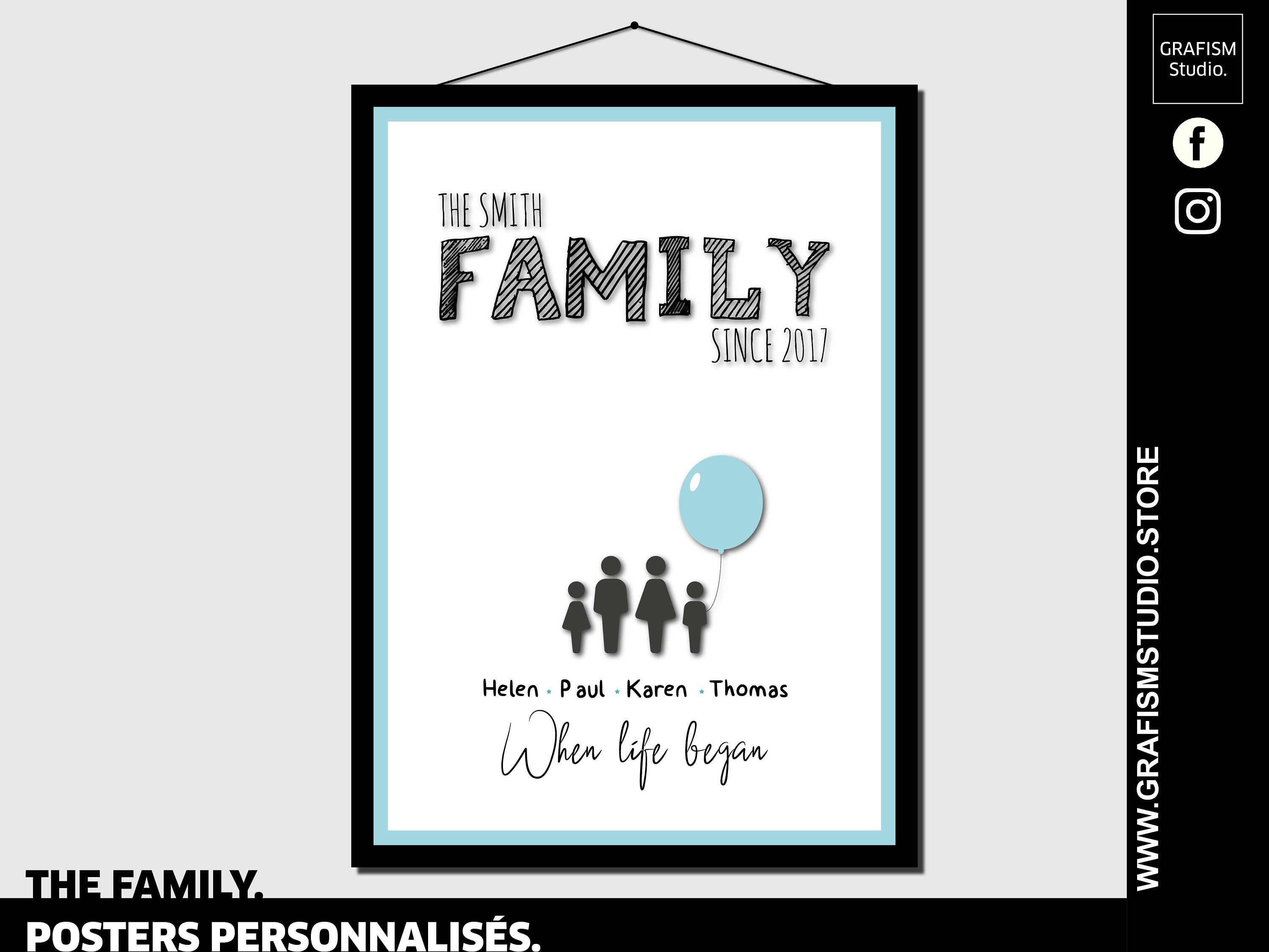 Affiche Personnalisée The Family