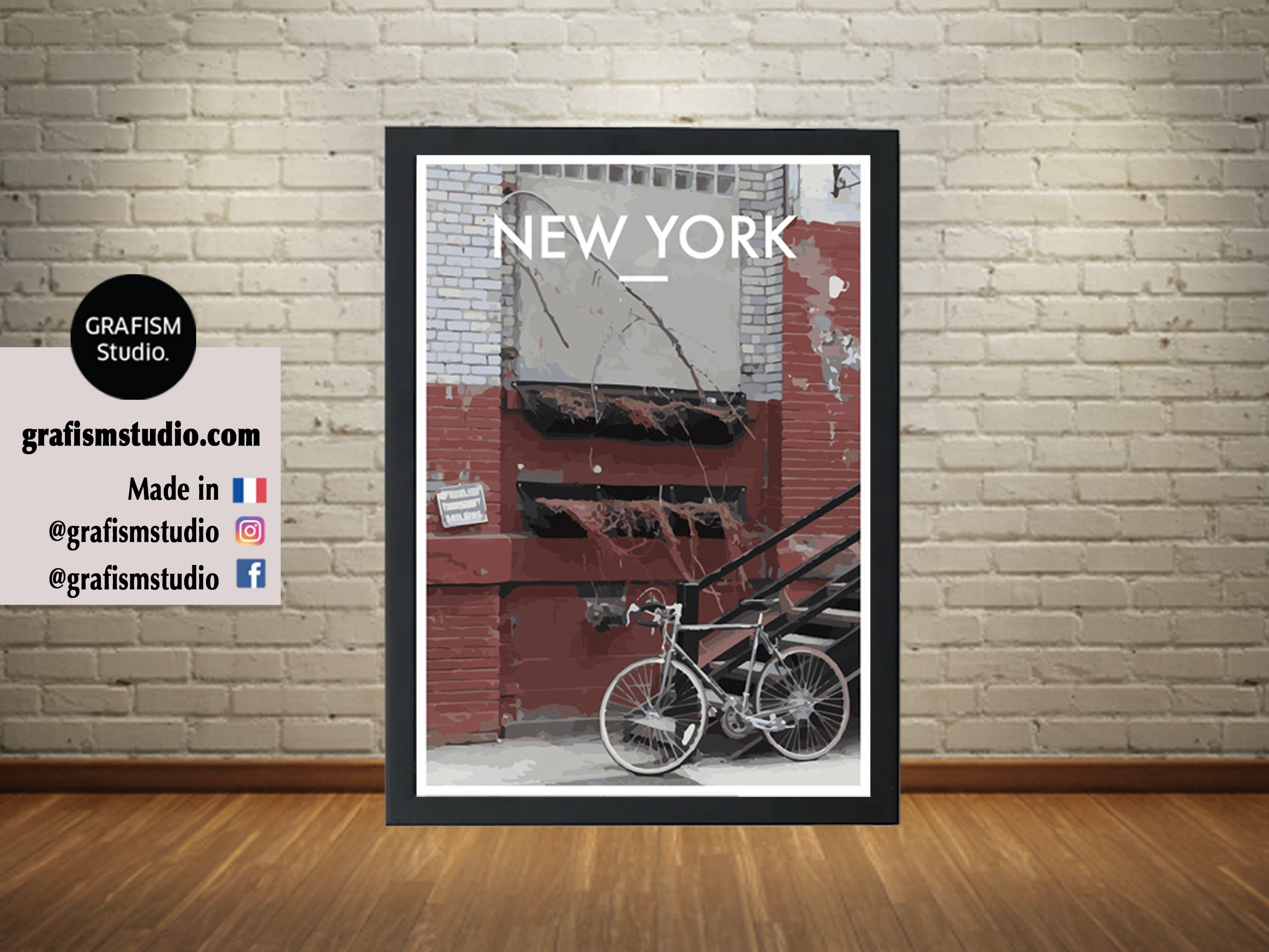 Affiche Côte Est - Etats Unis, New York City