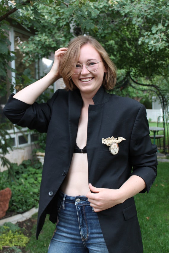 Buy Black Calvin Klein Vintage Blazer Online in India Etsy