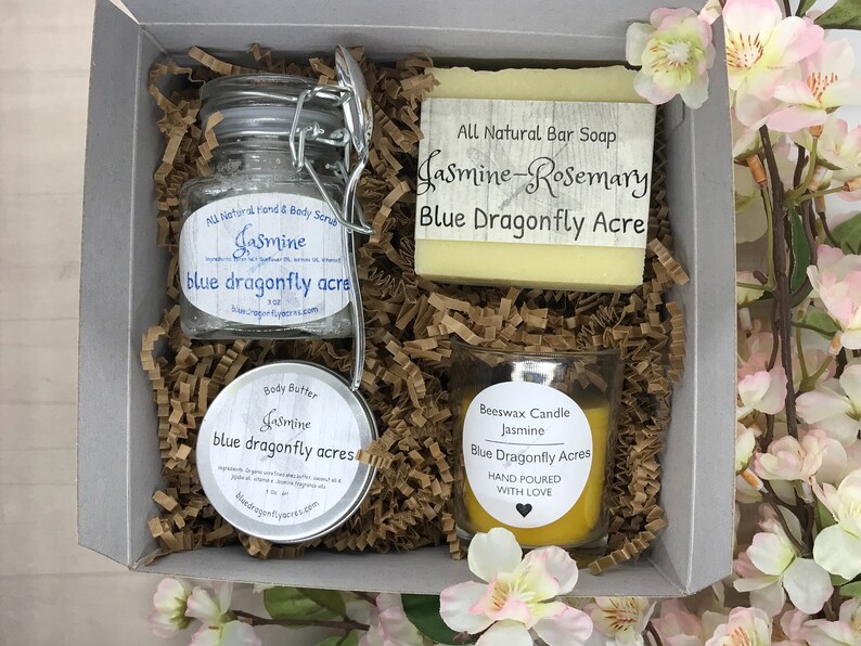 Jasmine Gift Box Birthday Gift Basket for Mom Gift for Etsy