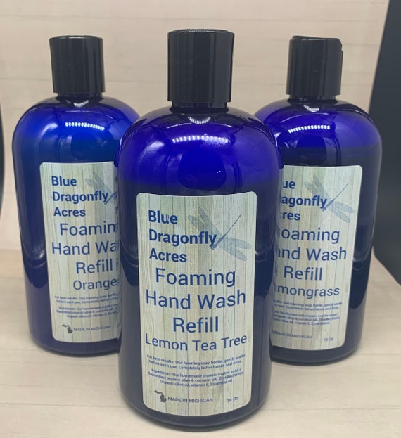 Refill Foaming Hand Soap Castile Foaming Hand Wash Refill Etsy