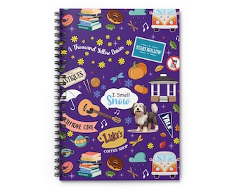 Gilmore Girls Spiral Notebook | Stars Hollow Journal | Funny Gilmore Girls Gift for Fans