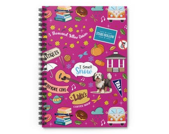 Gilmore Girls Spiral Notebook | Stars Hollow Fan Journal | Gilmore Girls Gift for Her