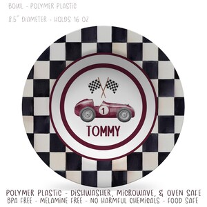 Race Car Personalized Plate With a Watercolor, Vintage Look, 10 ...