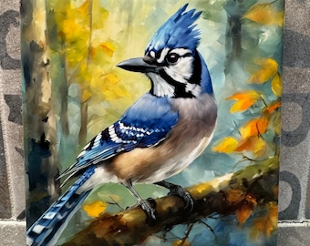 Bluehähäy Vogel Untersetzer für warme Gerichte, Hot Pads & Wohndekor für Vogelliebhaber, Untersetzer, Keramikuntersetzer, Vogeldekor, Vogelkunst