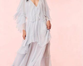 Chiffon Maxi Dress Love Shack Fancy