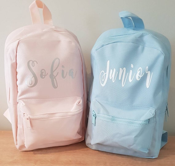 personalised childs backpack